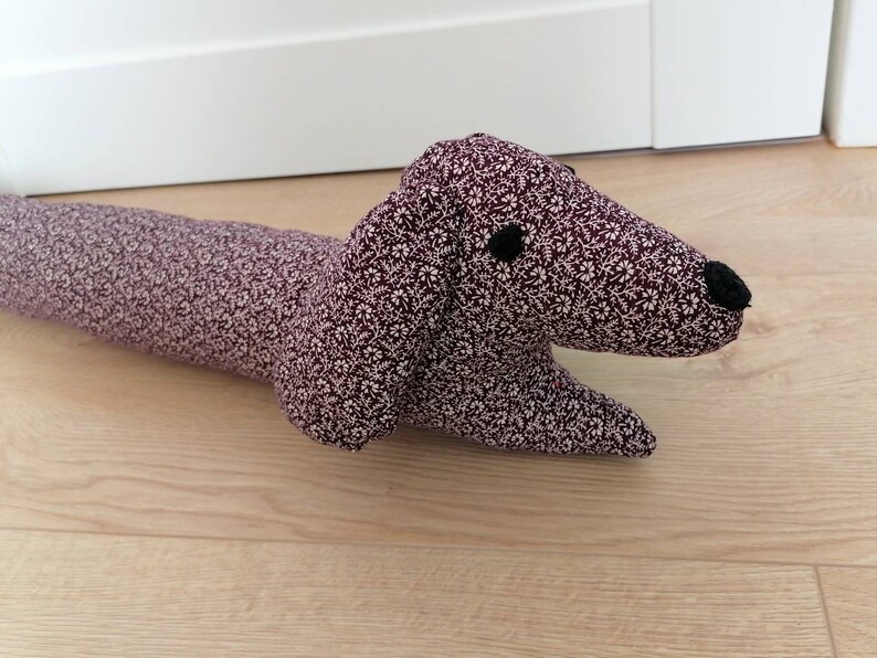Door Stopper Dachshund Draught Stopper Dog Personalized Etsy