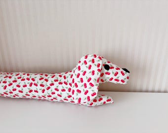 Dog Draft Stopper Summer, Window Draft Stopper, Cottagecore Home Decor