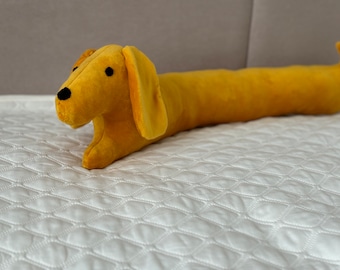 Dachshund Pillow, Sausage Dog Toy, Decorative Throw Pillow Dog, Birthday Gift Set
