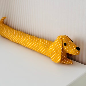 Filled Door Draft Stopper, Dachshund Door Stopper, Dog Home Decor, Mother Day Gift