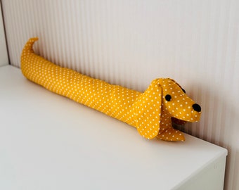 Filled Door Draft Stopper, Dachshund Door Stopper, Dog Home Decor, Mother Day Gift