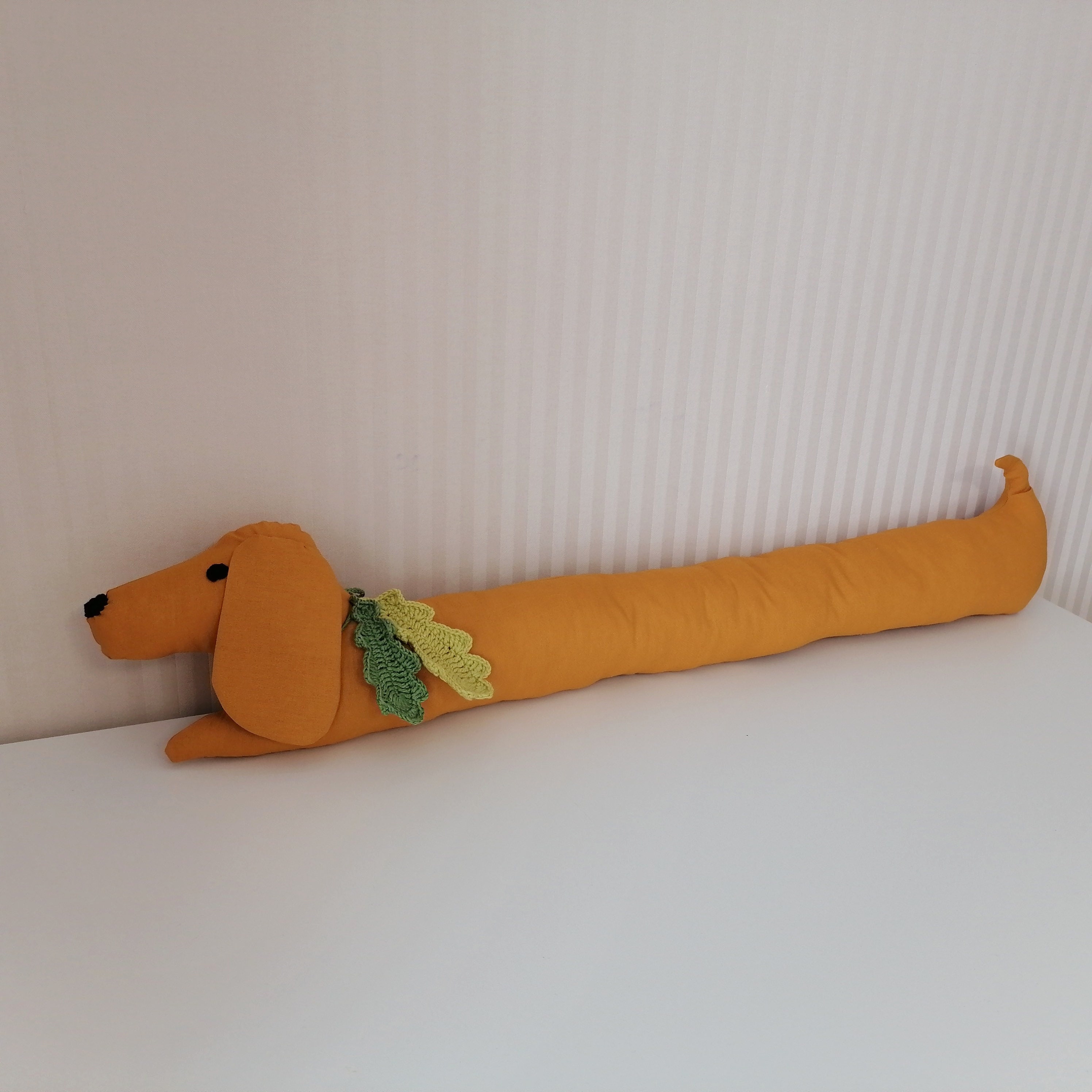 Door Stopper Dachshund, Draught Stopper Dog, Personalized Draft Stopper