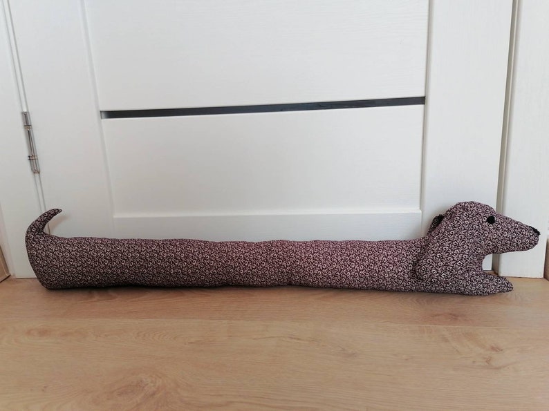 Door Stopper Dachshund Draught Stopper Dog Personalized Etsy