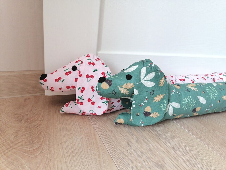 Door Stopper Dachshund, Draught Stopper Dog, Personalized Draft Stopper