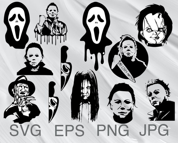 Horror Movie Svg Bundle Horror Svg for Cricut Scary Svg Png | Etsy