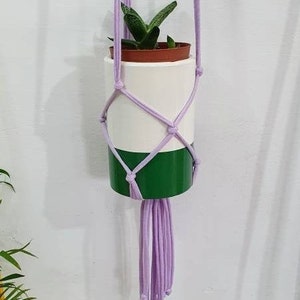 Violet - Macrame Plant Hanger, Plant Hanger, Floral & Garden Accessories, Plant Accessories