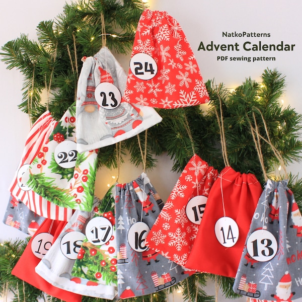 Advent Calendar Bags To Fill 