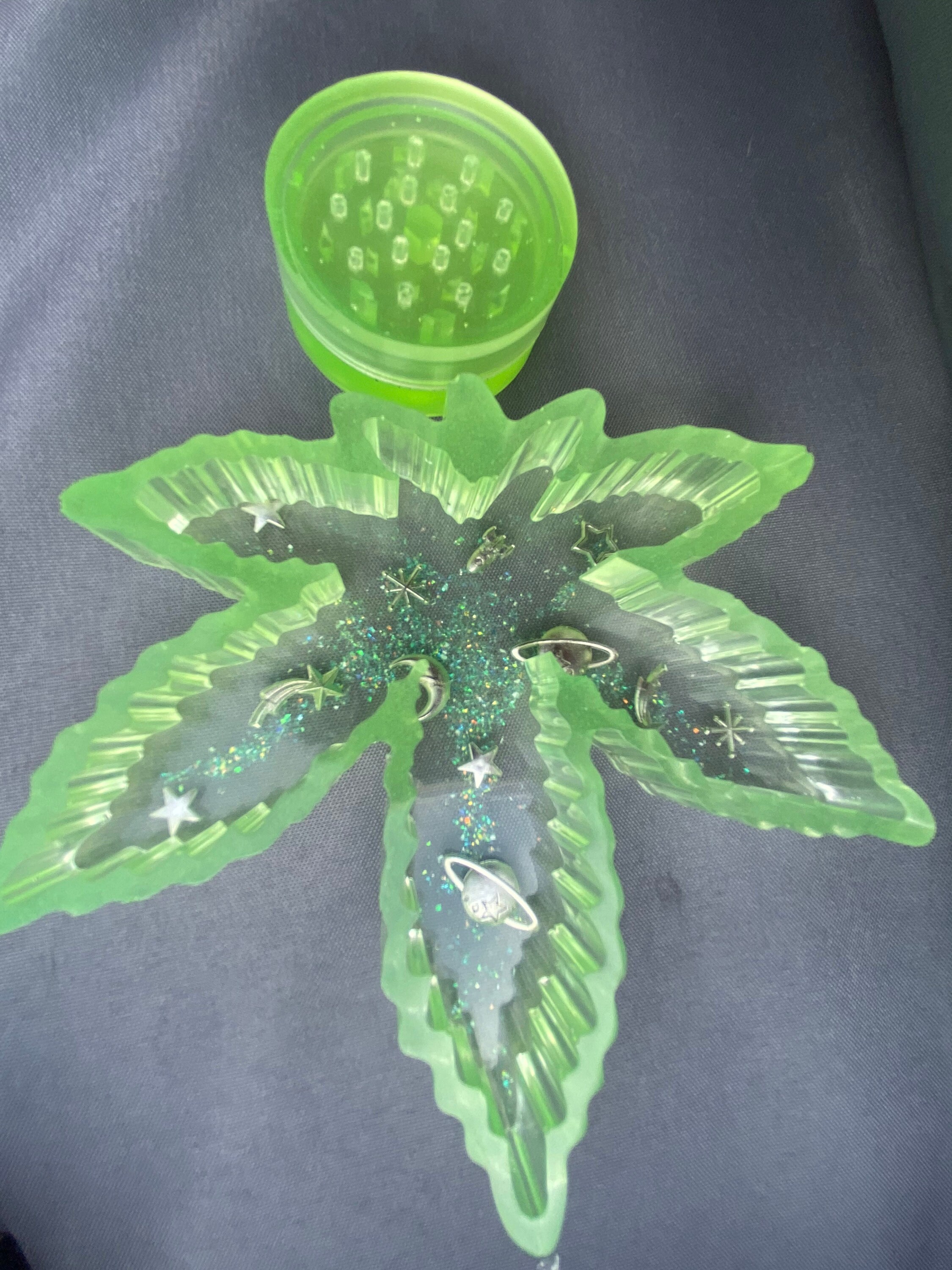 Custom ashtray and grinder set Etsy