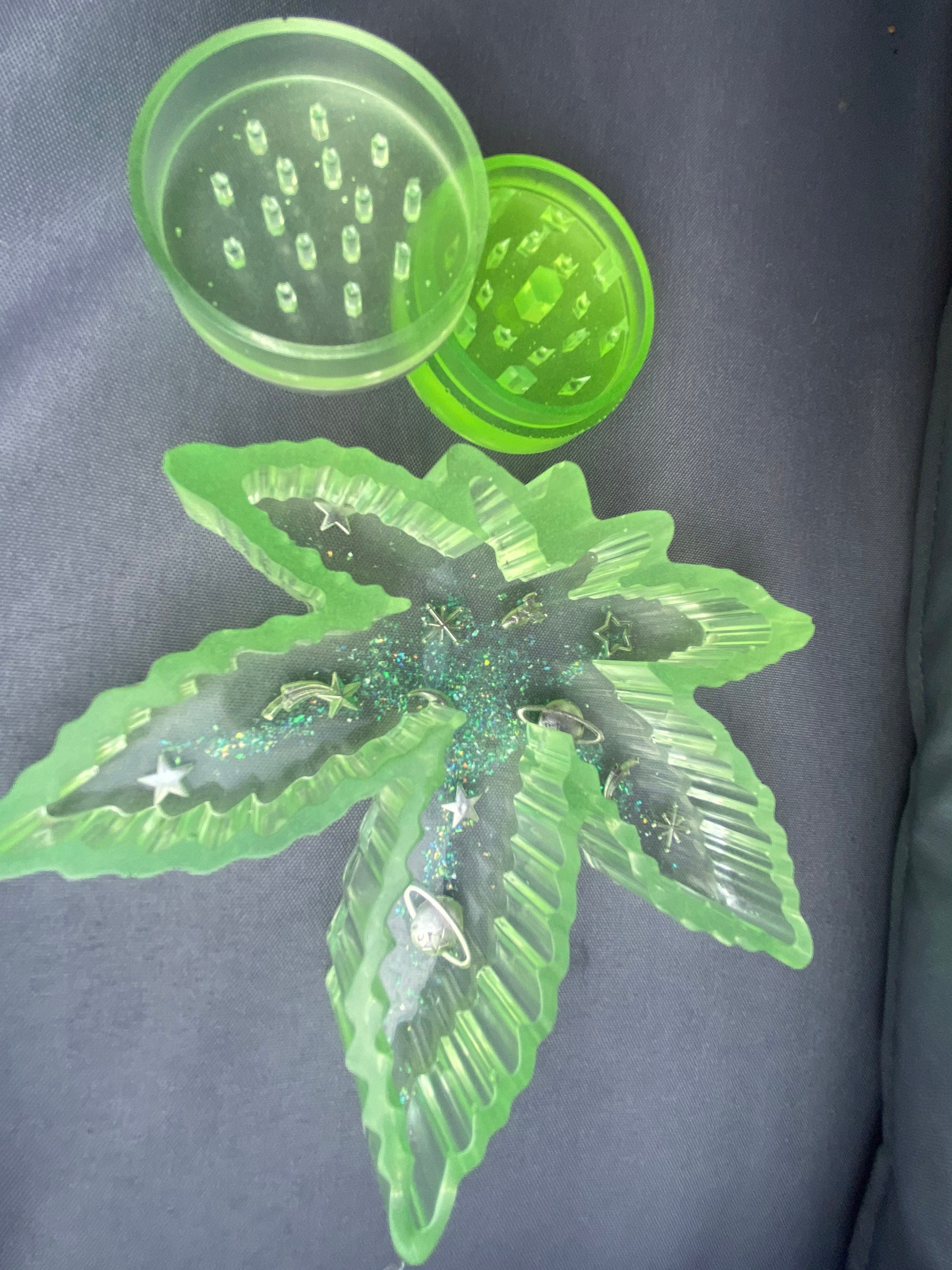 Custom ashtray and grinder set Etsy