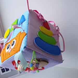 Cube sensoriel, Jouets éducatifs, Jouet sensoriel Montessori