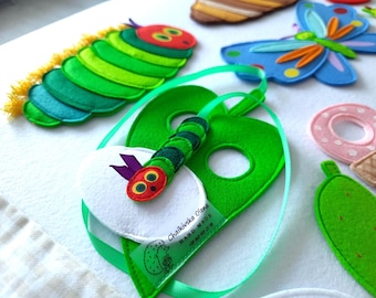 felt toy Very Hungry Caterpillar for Toddlers -  toddler Christmas gift