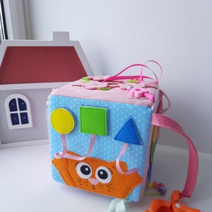 Cube sensoriel, Jouets éducatifs, Jouet sensoriel Montessori