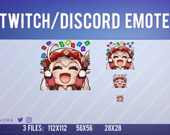 Klee Hype Emote Genshin Impact | Stream Twitch & Discord