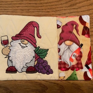 Gnomes Enjoy a Glass of Wine