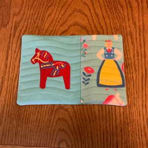 Scandinavian Girl with Dala Horse