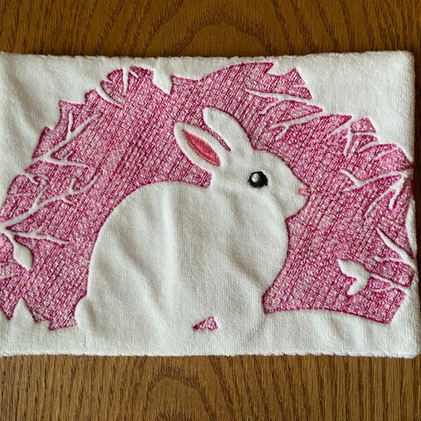 Beautiful Bunny on Velour