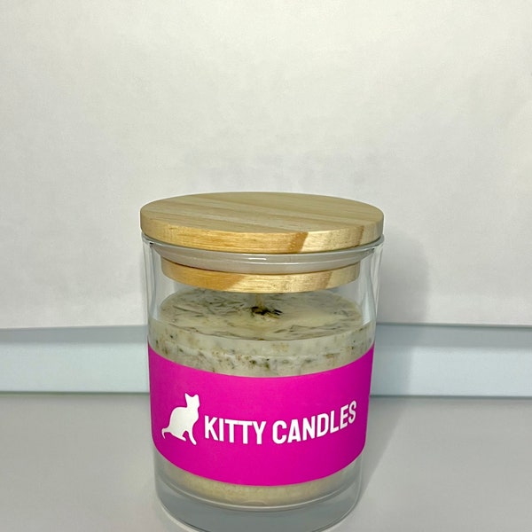 Kitty Candles | To keep your cats calm and happy *NEW LOOK/ PACKAGING*