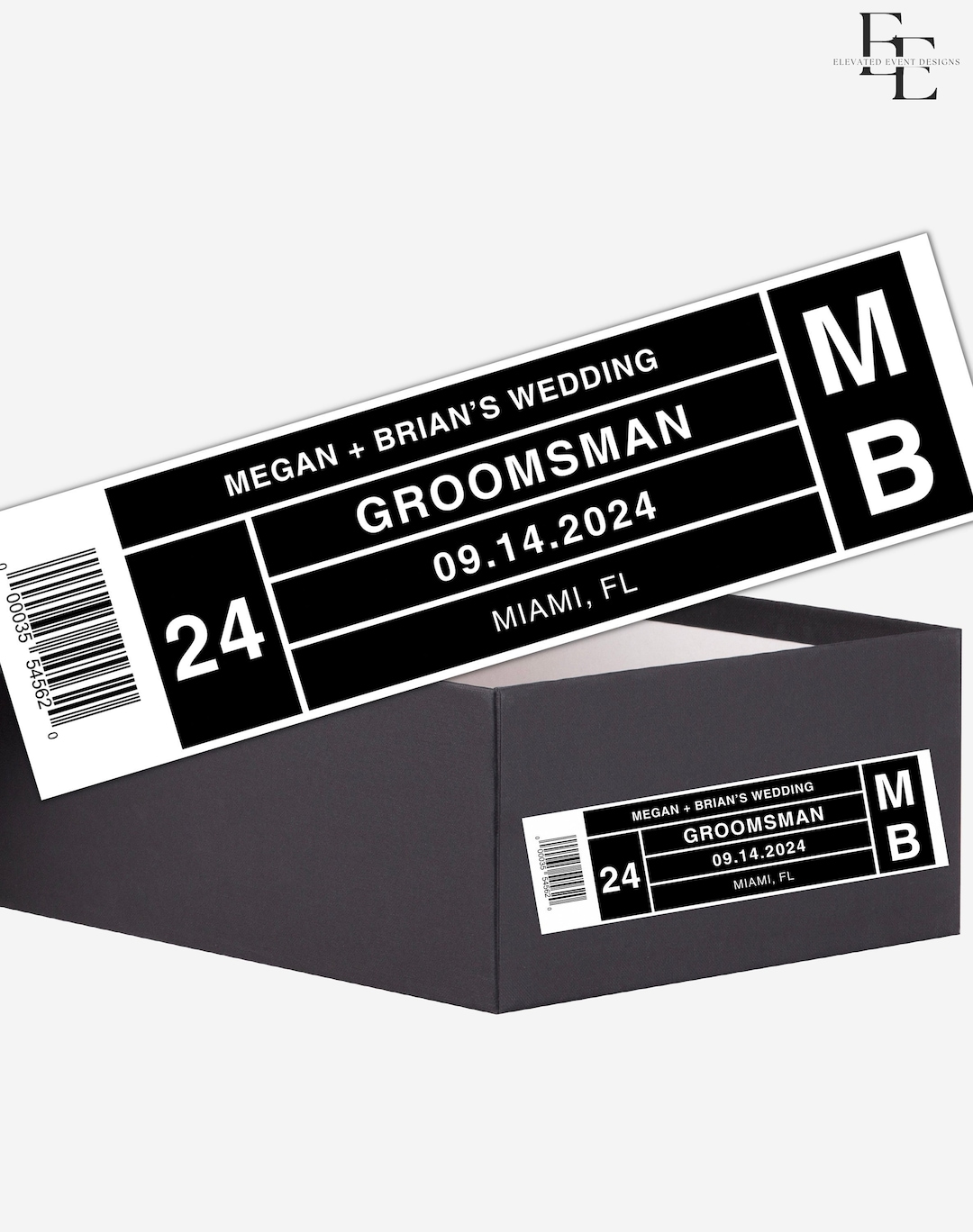 Groomsmen Proposal Shoe Box Labels Bridesmaid Groomsman Proposal Sticker Labels Custom Sneaker Box Labels Editable Canva Template Etsy