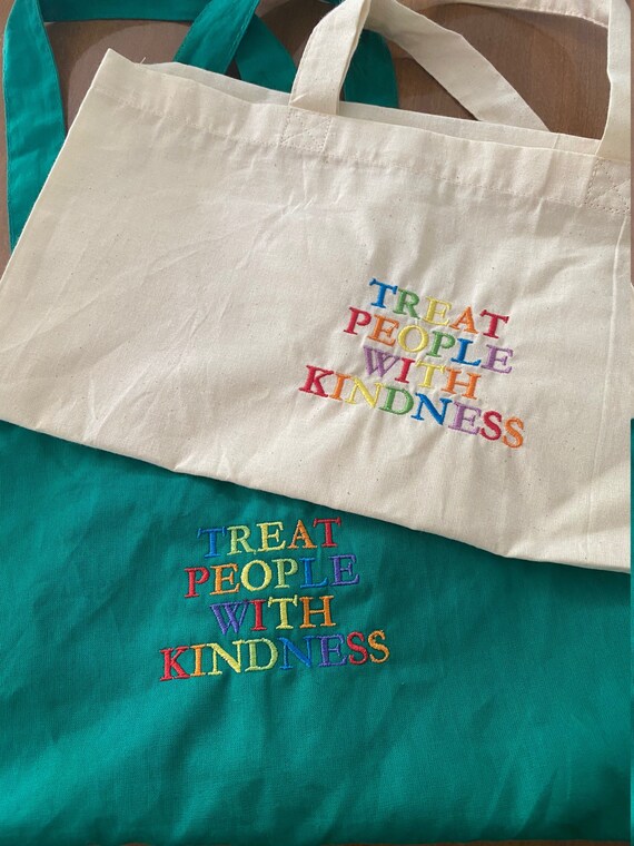 Treat People With Kindness Tote Bag TPWK Bag Harry Styles | Etsy