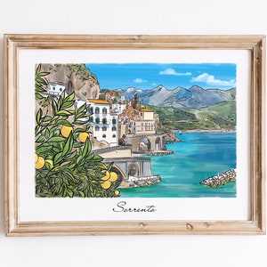Gepersonaliseerde favoriete plek aquarelschets, op maat gemaakte reisherinneringen illustratie, waar het begon, aangepaste landschapstekening
