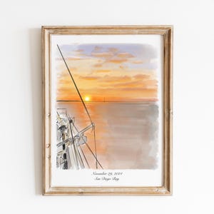 Personalized Favorite Place Watercolor Sketch, Landscape Custom Drawing, Where It All Began, Bespoke Travel Memories Illustration