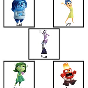 Inside Out Character Emotion Printable - Etsy