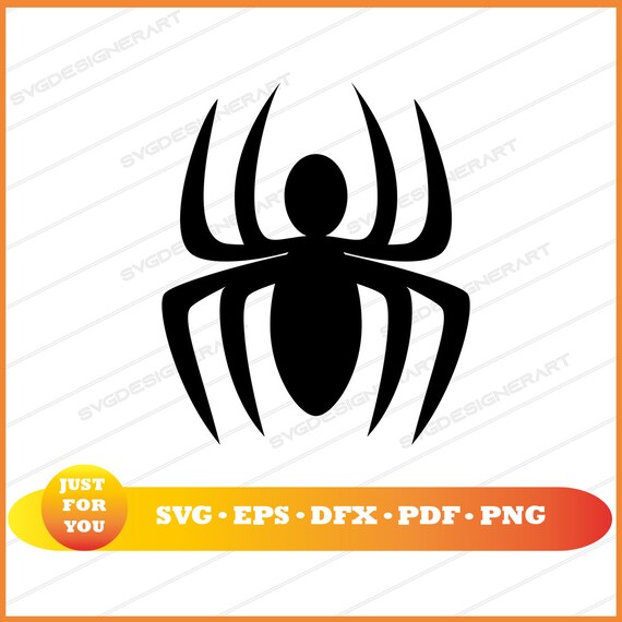 Spiderman Logo SVG PNG EPS Cut files layered Cricut | Etsy