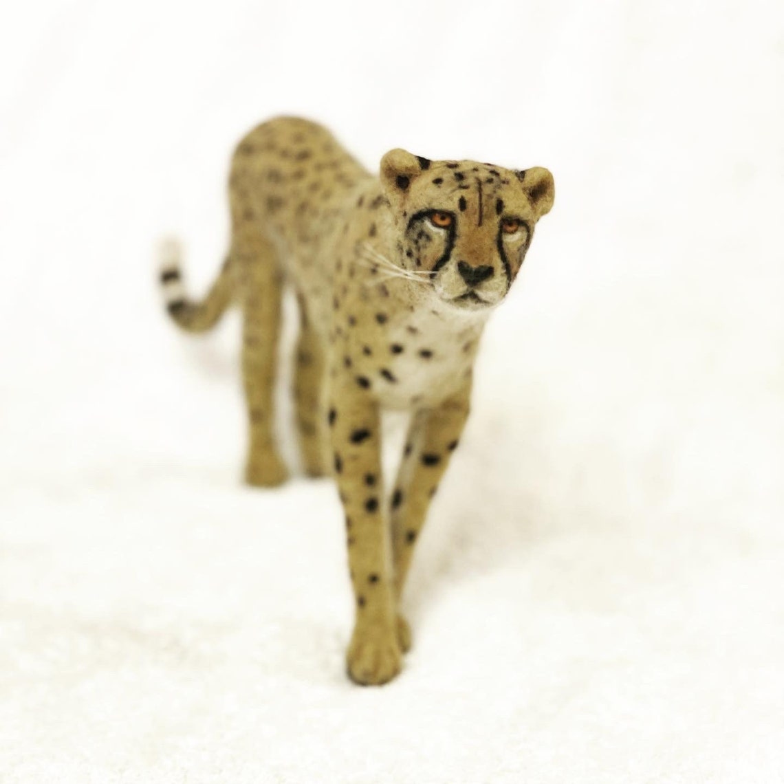 Gift stuffed realistic cheetah custom made cheetah toy cat Etsy