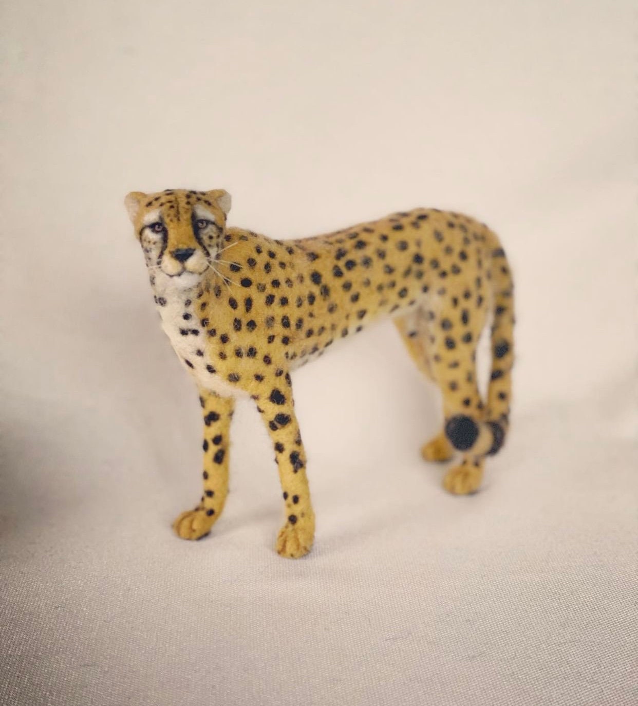 Gift stuffed realistic cheetah custom made cheetah toy cat Etsy