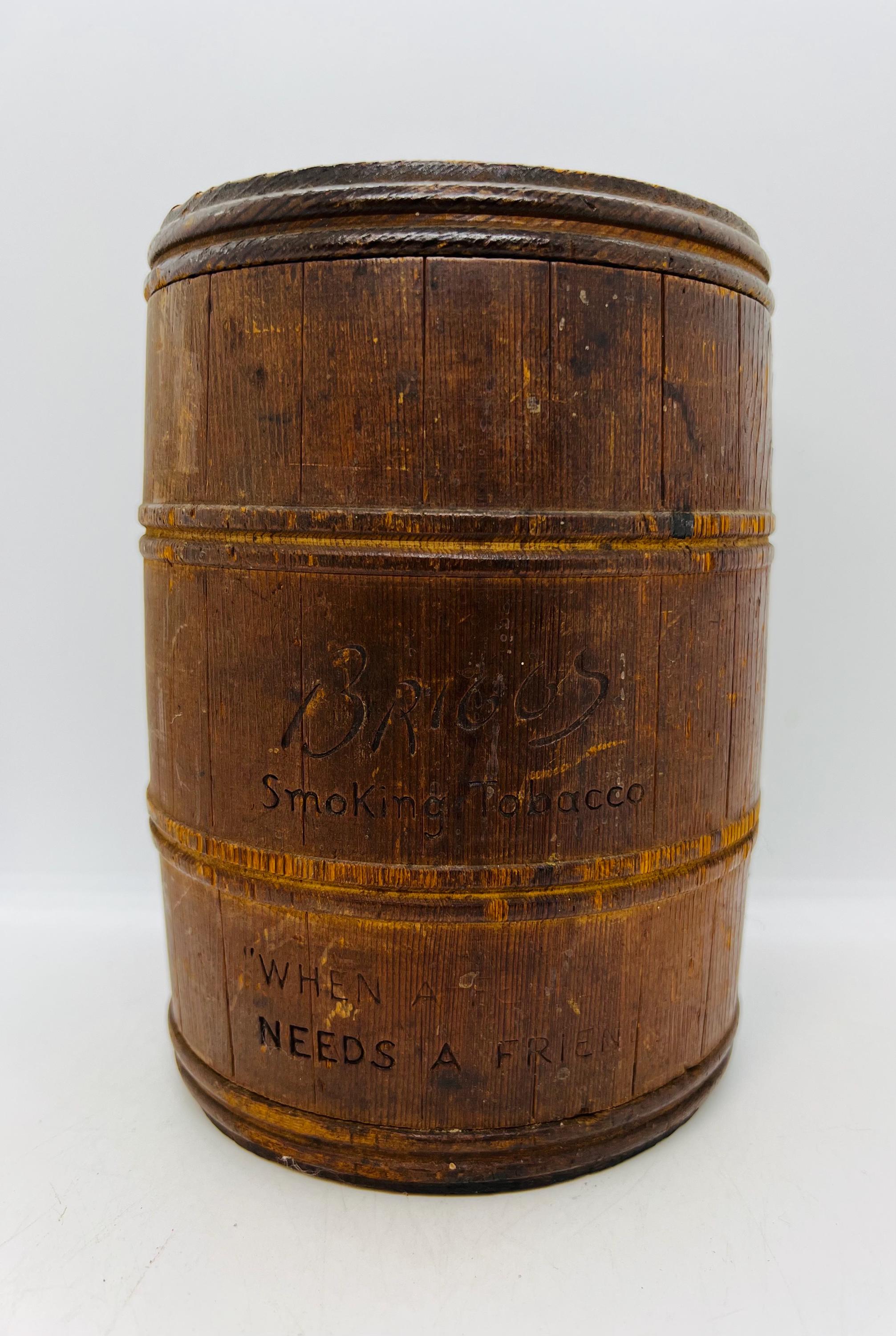 tobacco barrel Briggs Smoking Tobacco Barrel