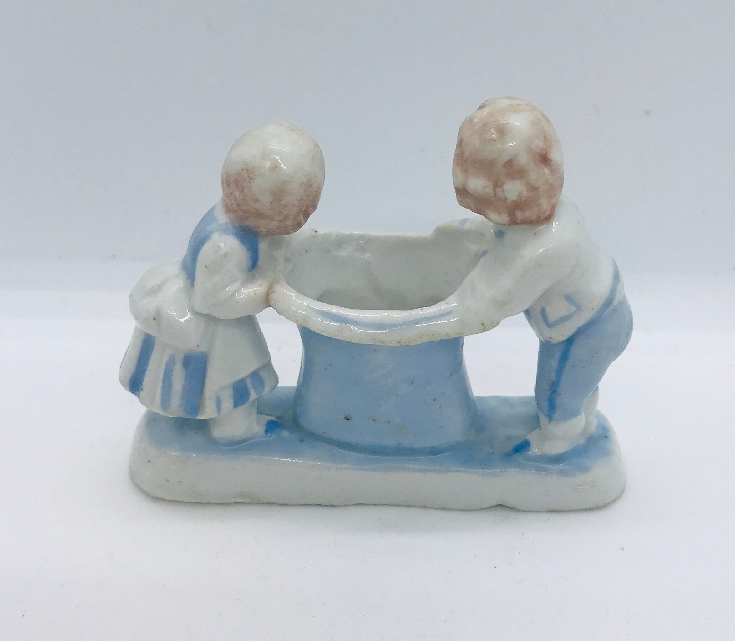 Antique Porcelain Match Safe Holder Etsy Canada