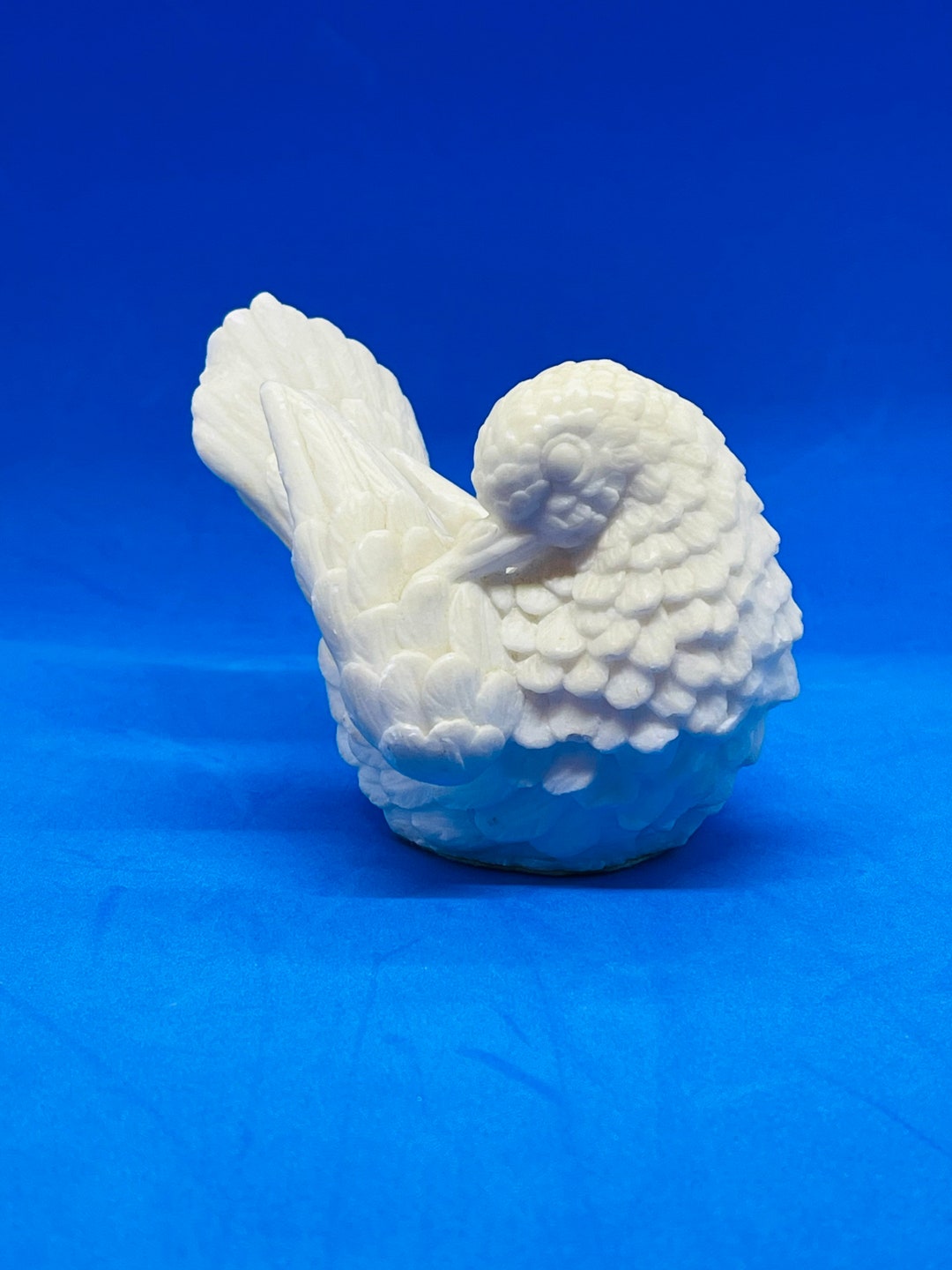 Vintage Alabaster Cream Coloured Dove Etsy