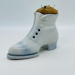 Vintage Pin Cushion Porcelain Shoe
