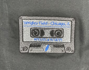 Camiseta de casete de concierto personalizada