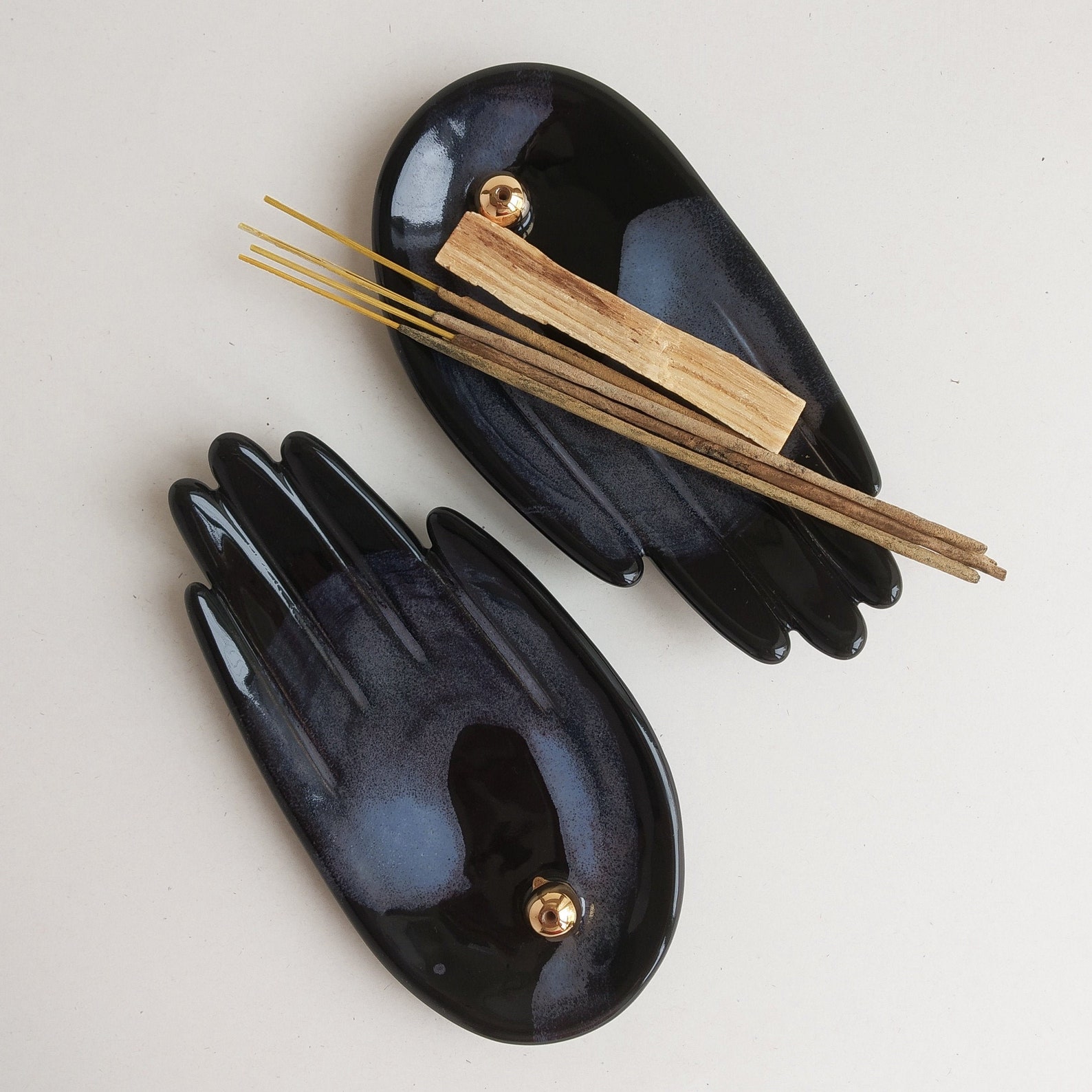 Handgemachter Räucherer aus Palmen Handgemachter Keramik | Etsy