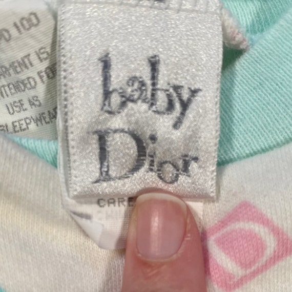 Baby Dior Pastel Block Onesie - image 4
