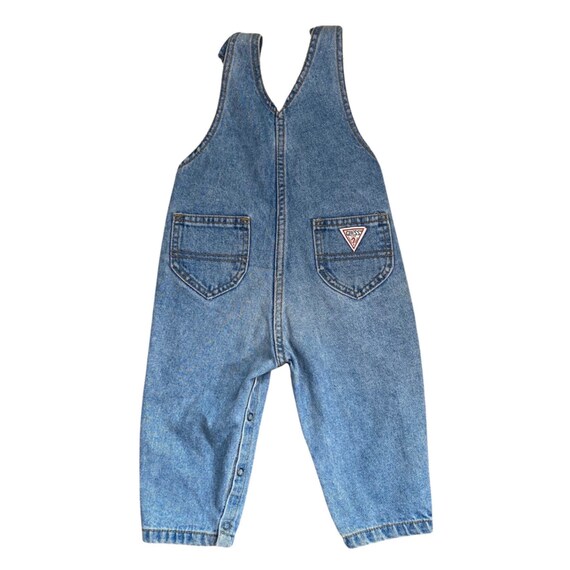 Vintage 90s GUESS denim overalls (toddler) Gem