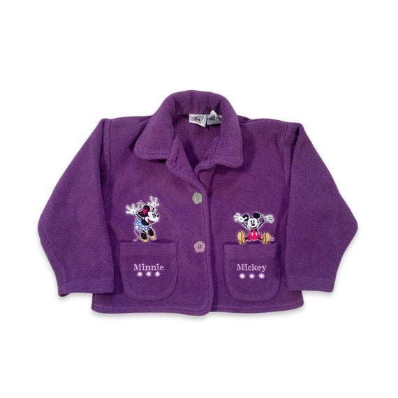 Disney Mickey & Co Minnie And Mickey Embroidered … - image 1
