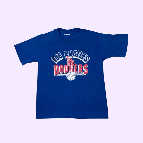 Vintage 90s Los Angeles Dodgers Sudadera Dodgers Crewneck Dodgers Pullover  Dodgers Jumper Dodgers Suéter Logotipo impreso Color blanco Hombres M