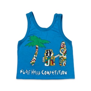 Vintage surfer graphic tank top (kids)
