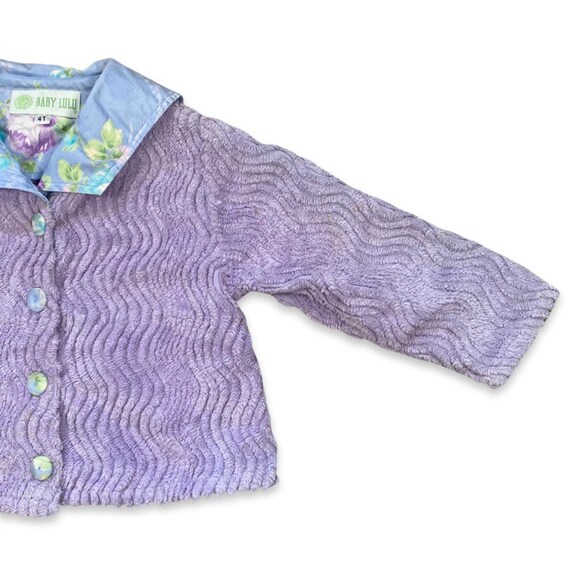 Button Closure Chenille Jacket