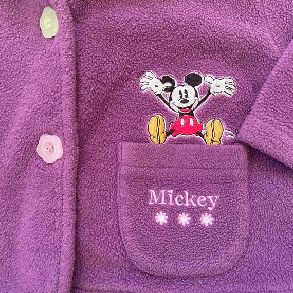 Disney Mickey & Co Minnie And Mickey Embroidered … - image 4