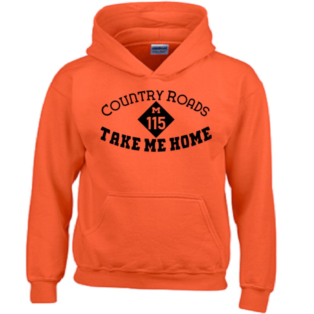 Country Roads Home Highway M115 Michigan MI Hoodie Unisex Etsy.de