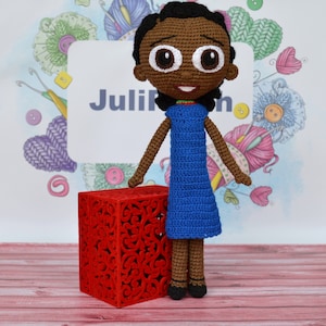 Doll, Cartoon doll,Crochet Doll,Amigurumi doll,Design from cartoon,Gift for Girl,Birthday gift,Look Alike,Handmade doll
