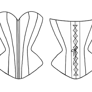 Custom made corset pattern