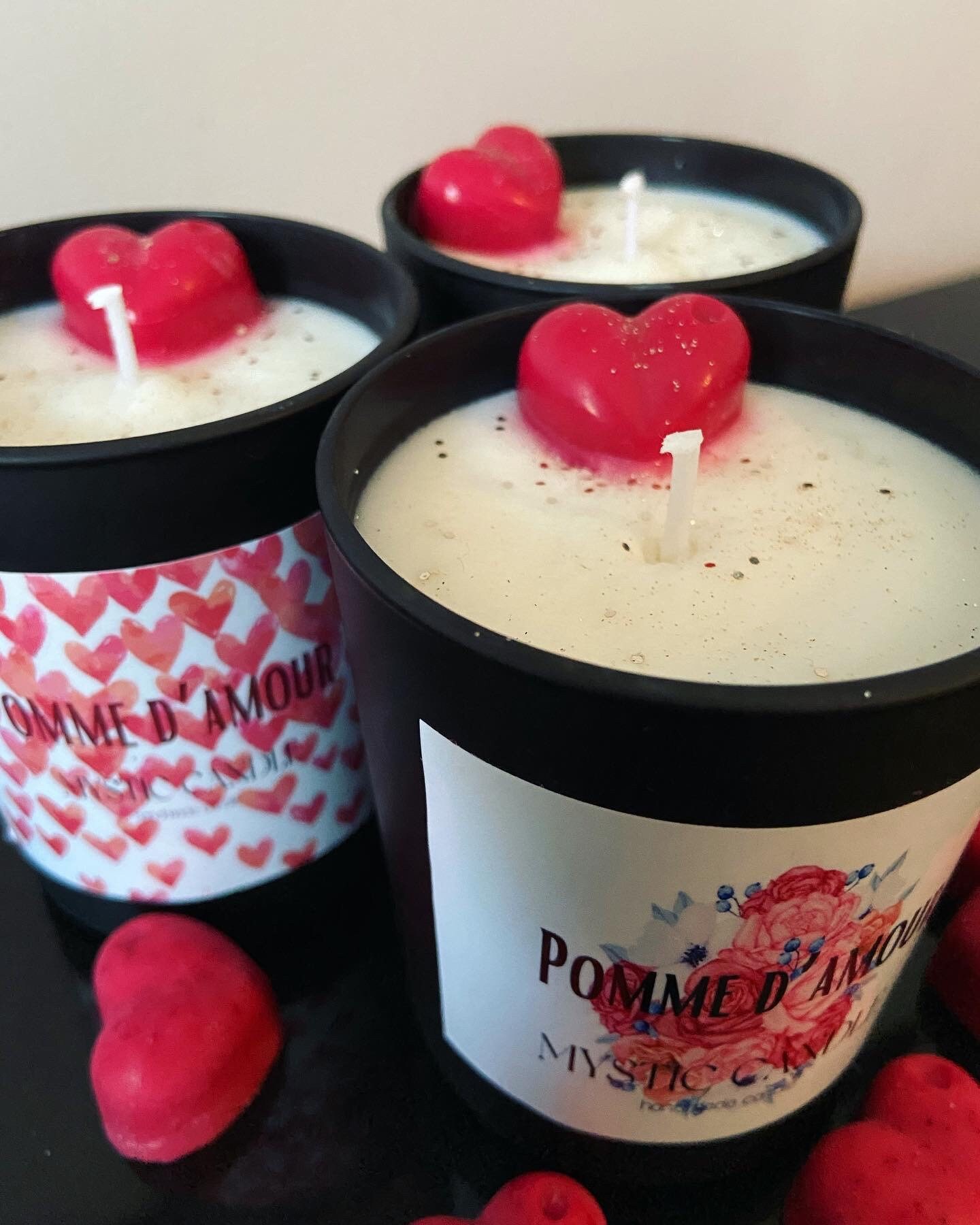 Bougie Saint-Valentin Pomme d'amour