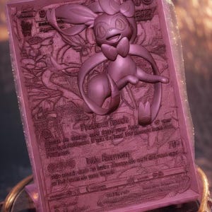 Sylveon 3D/4D Karte - Enthüllte Eleganz