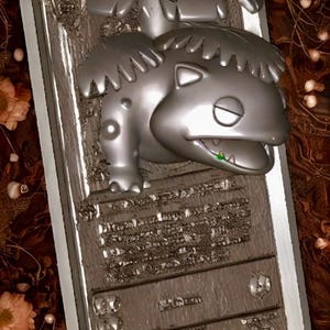 Fichier STL de carte Pokemon Venusaur imprimable 3D *** NEUF pour imprimantes résine et FDM