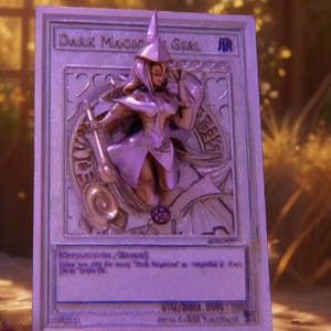 Dark Magician Girl Custom 3D Printing File - Instant Download - STL/OBJ Format - High Quality and Detailed
