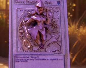 Dark Magician Girl Custom 3D Printing File - Instant Download - STL/OBJ Format - High Quality and Detailed